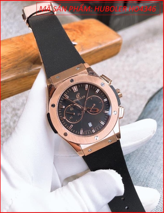 set-dong-ho-nam-huboler-mat-tron-hublot-rose-gold-day-cao-su-den-chinh-hang-dep-gia-re-timesstore-vn