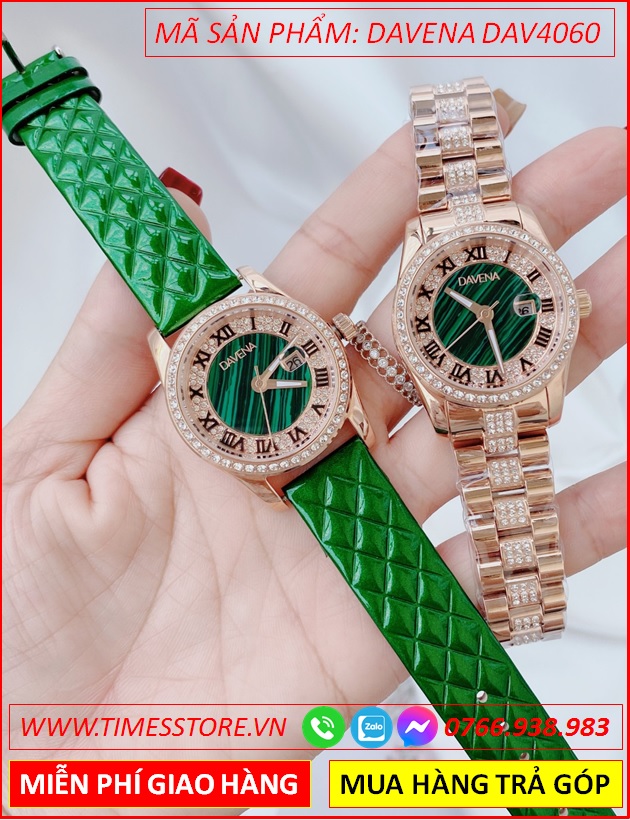 set-dong-ho-nu-davena-mat-tron-da-swarovski-rose-gold-day-da-xanh-timesstore-vn