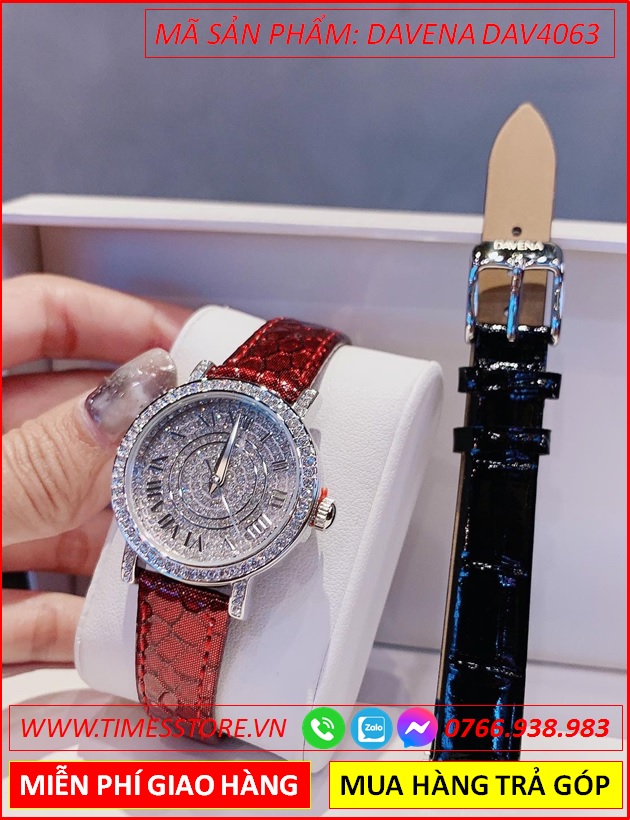 set-dong-ho-nu-davena-mat-tron-full-da-swarovski-day-da-do-ruou-timesstore-vn