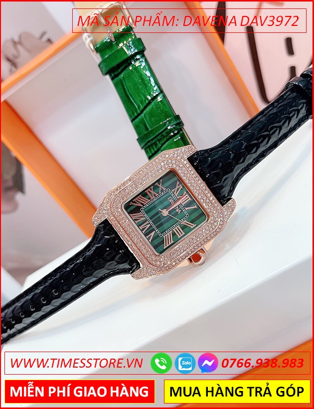 set-dong-ho-nu-davena-mat-vuong-swarovski-rose-gold-day-da-den-dep-gia-re-timesstore-vn