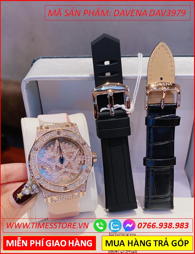 set-dong-ho-nu-davena-ngoi-sao-dinh-da-swarovski-rose-gold-day-cao-su-hong-dep-gia-re-timesstore-vn