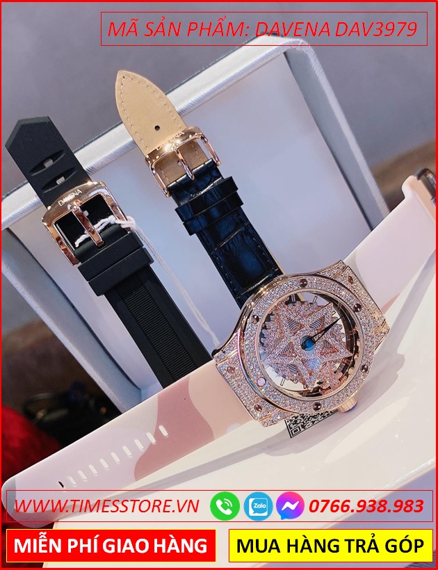 set-dong-ho-nu-davena-ngoi-sao-dinh-da-swarovski-rose-gold-day-cao-su-hong-dep-gia-re-timesstore-vn
