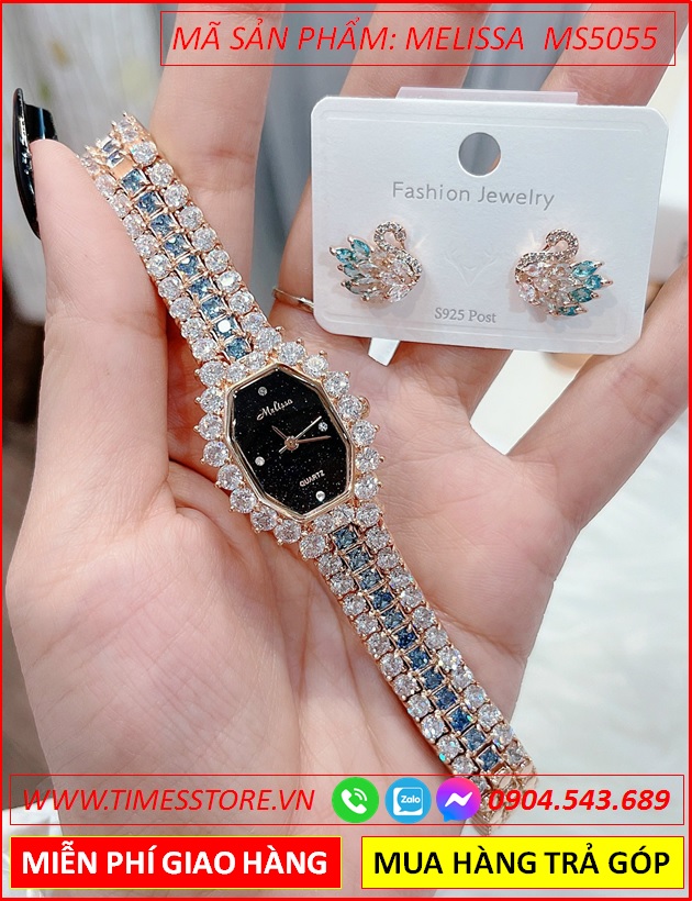 set-dong-ho-nu-melissa-mat-den-vong-tay-full-da-swarovski-rose-gold-vien-da-xanh-duong-thoi-trang-dep-gia-re-timesstore-vn