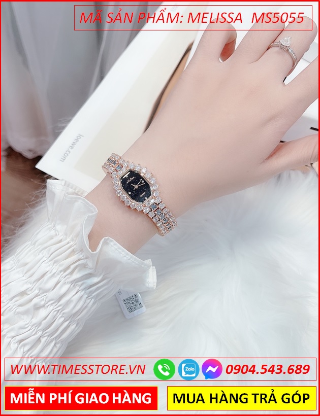 set-dong-ho-nu-melissa-mat-den-vong-tay-full-da-swarovski-rose-gold-vien-da-xanh-duong-thoi-trang-dep-gia-re-timesstore-vn