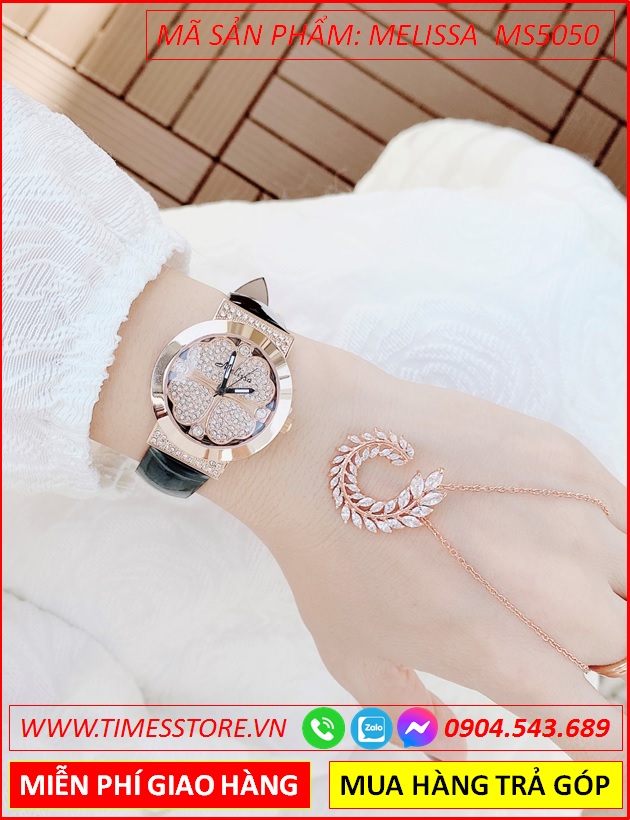 set-dong-ho-nu-melissa-mat-tron-co-4-la-full-da-swarovski-rose-gold-day-da-den-thoi-trang-dep-gia-re-timesstore-vn