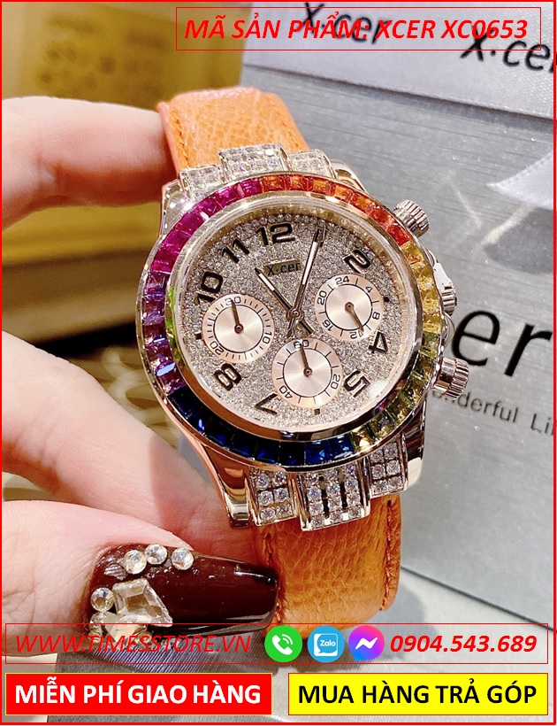 set-dong-ho-nu-xcer-tua-rolex-dinh-da-nhieu-mau-day-da-cam-timesstore-vn