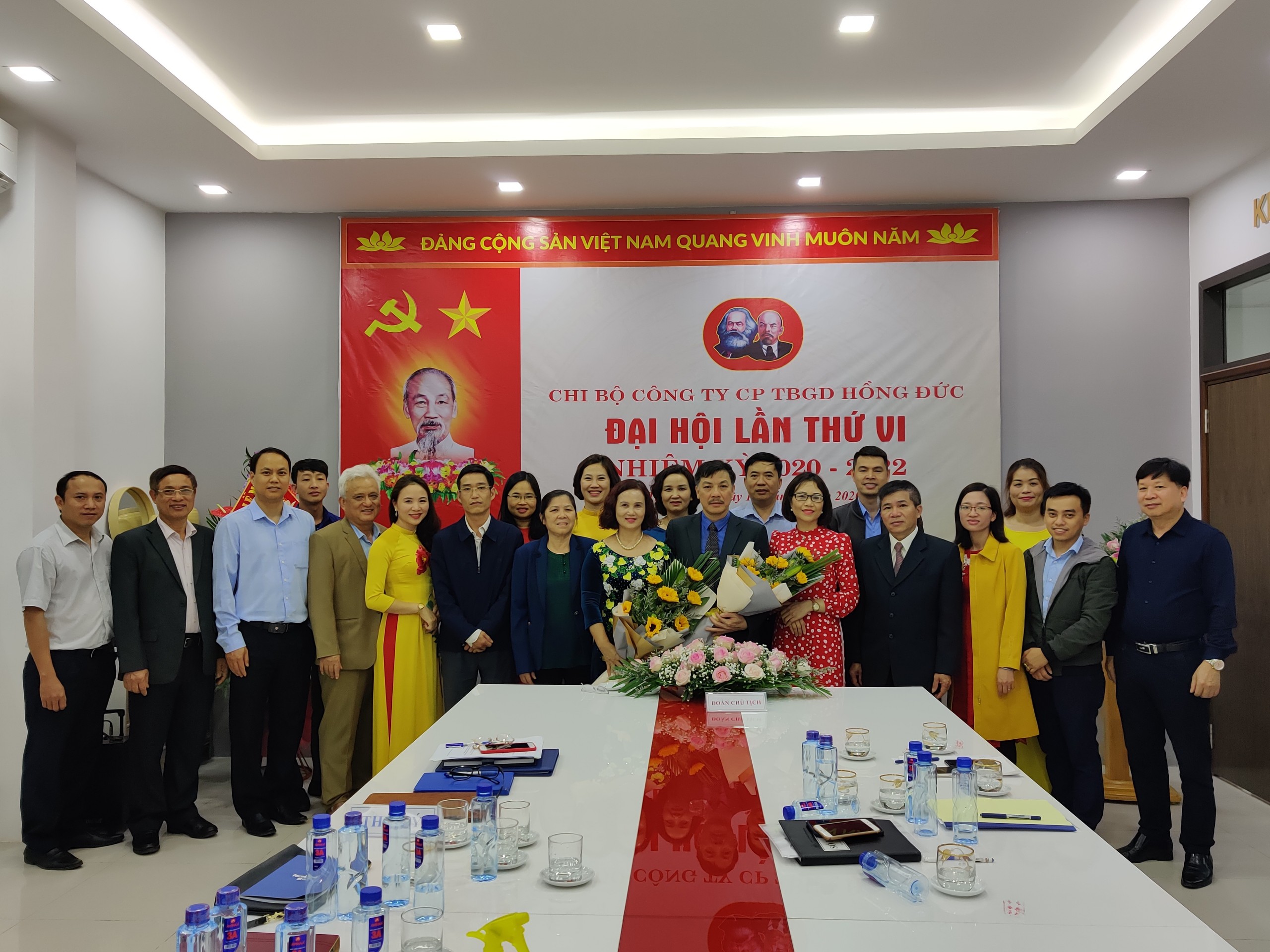 Đại hội chi bộ công ty CP TBGD Hồng Đức, lần thứ VI, nhiệm kì 2020-2022