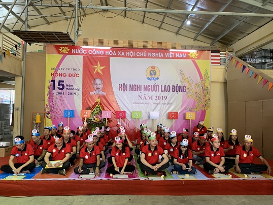 HỘI NGHỊ  NGƯỜI LAO ĐỘNG 2019 VÀ CUỘC THI RUNG CHUÔNG VÀNG HỒNG ĐỨC