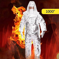Quần Áo Chống Cháy 3 Lớp Aramid Tráng Nhôm