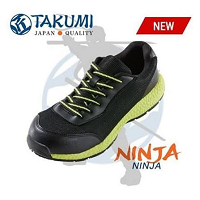 Giày Bảo Hộ Takumi Ninja Chính Hãng Japan – Kiểu Dáng Thể Thao Siêu Nhẹ, Mũi Thép Chống Va Đập, Chống Trượt Đế Cao Su