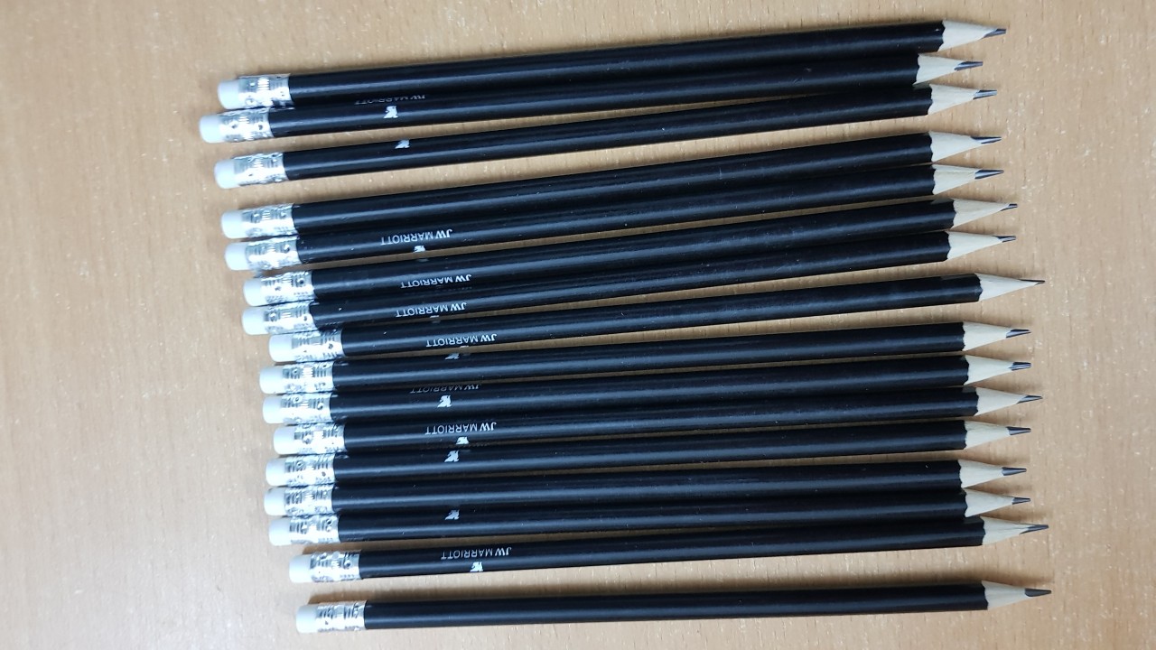 Bút chì khách sạn in logo