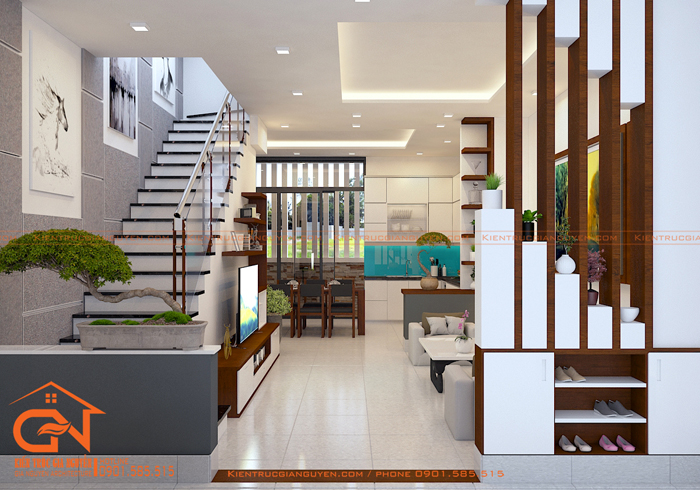 Kinh nghiệm thiết kế nội thất nhà ống đẹp tiết kiệm chi phí  Tổng Công ty  Xây Dựng Hà Nội