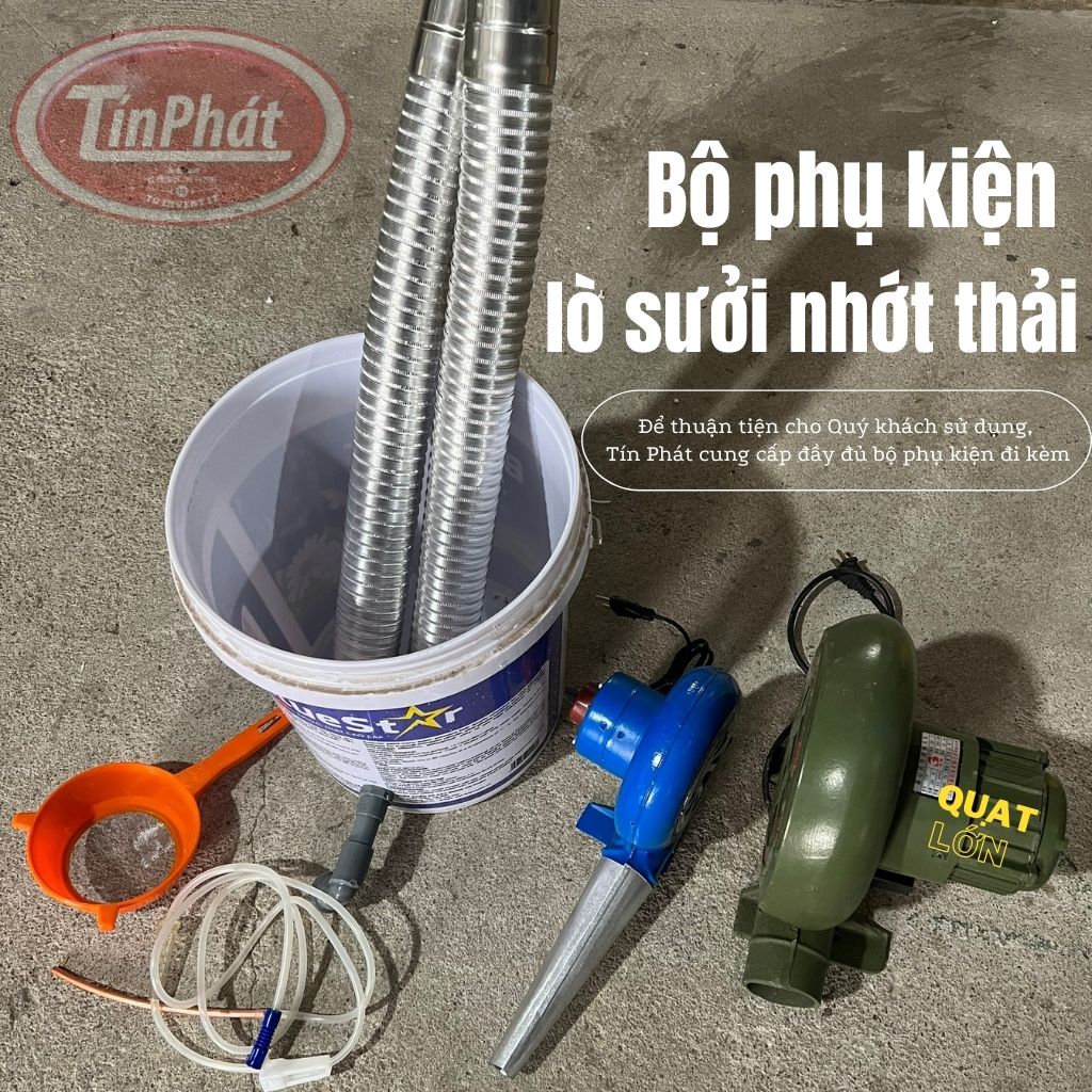 bộ phụ kiện lò sưởi nhớt thải