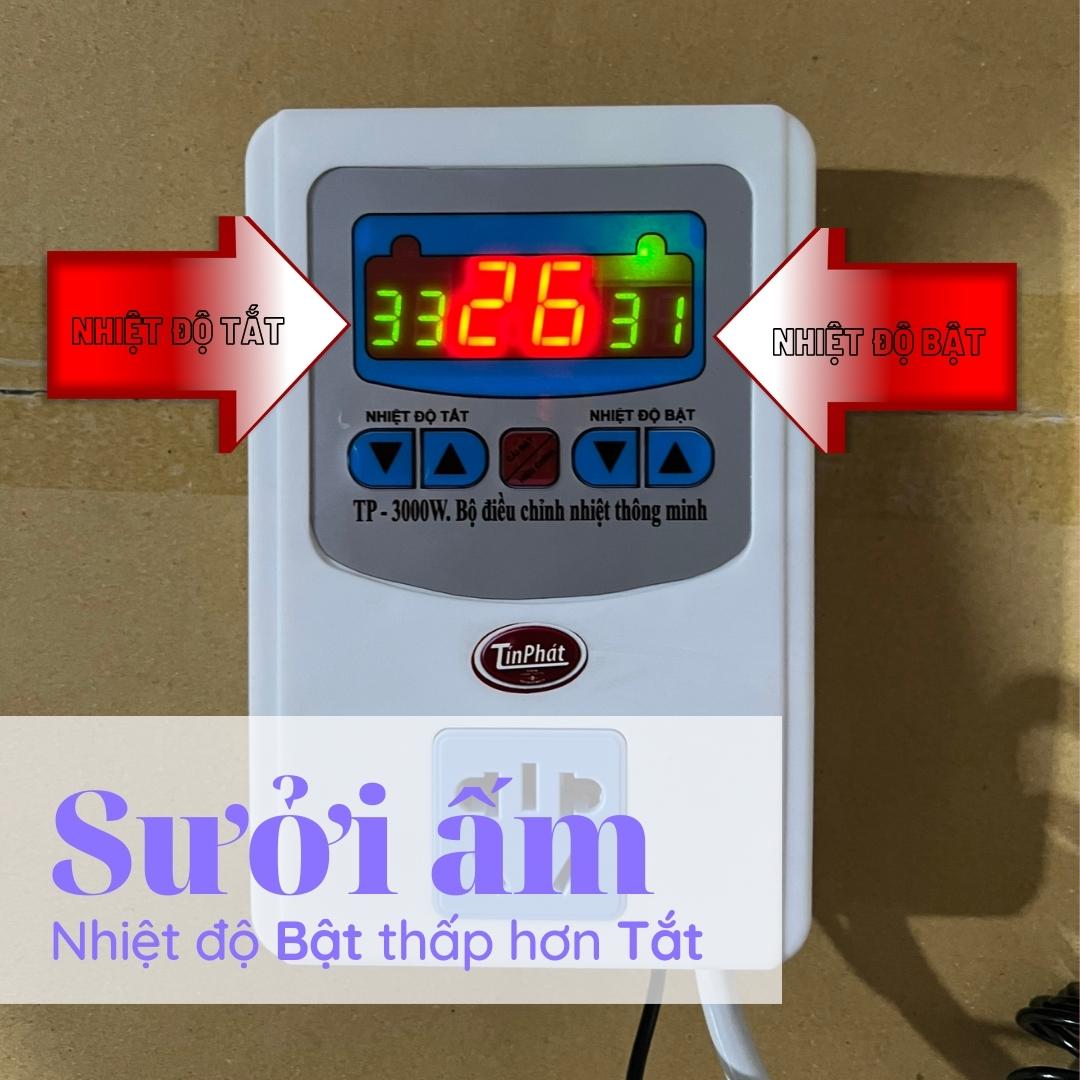 máy úm gà điều khiển nhiệt độ thông minh