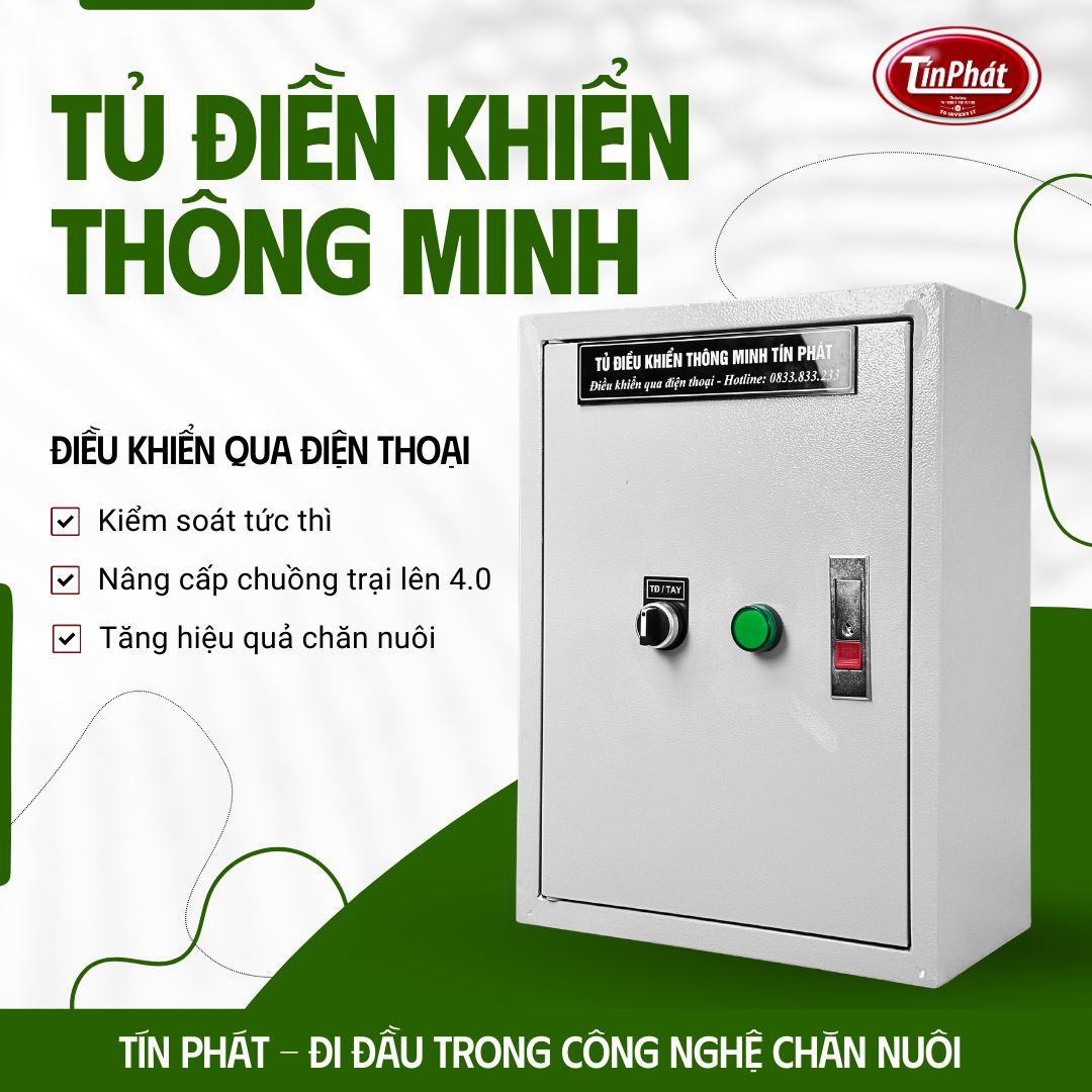 Tủ Điện Thông Minh - Giải Pháp Tự Động Hóa Nông Nghiệp & Chăn Nuôi