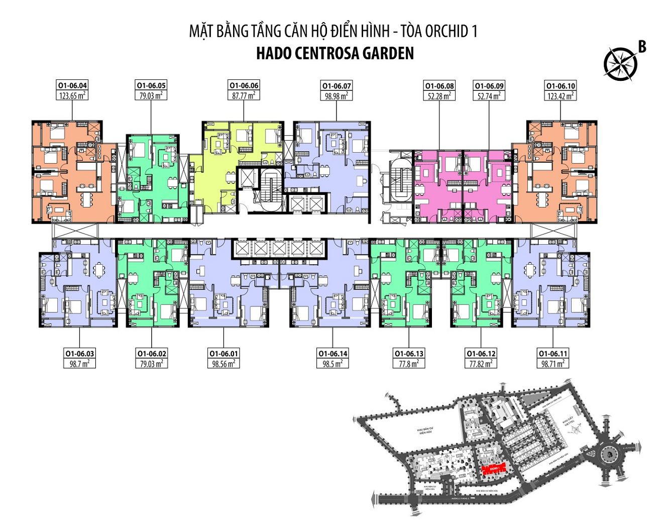 mặt bằng tầng căn hộ hà đô quận 10