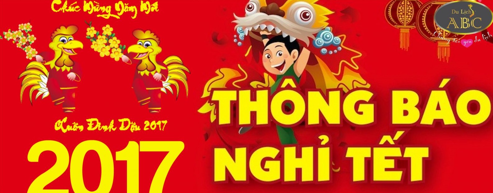 Thông Báo Lịch Nghỉ Tết Nguyên Đán Năm 2017