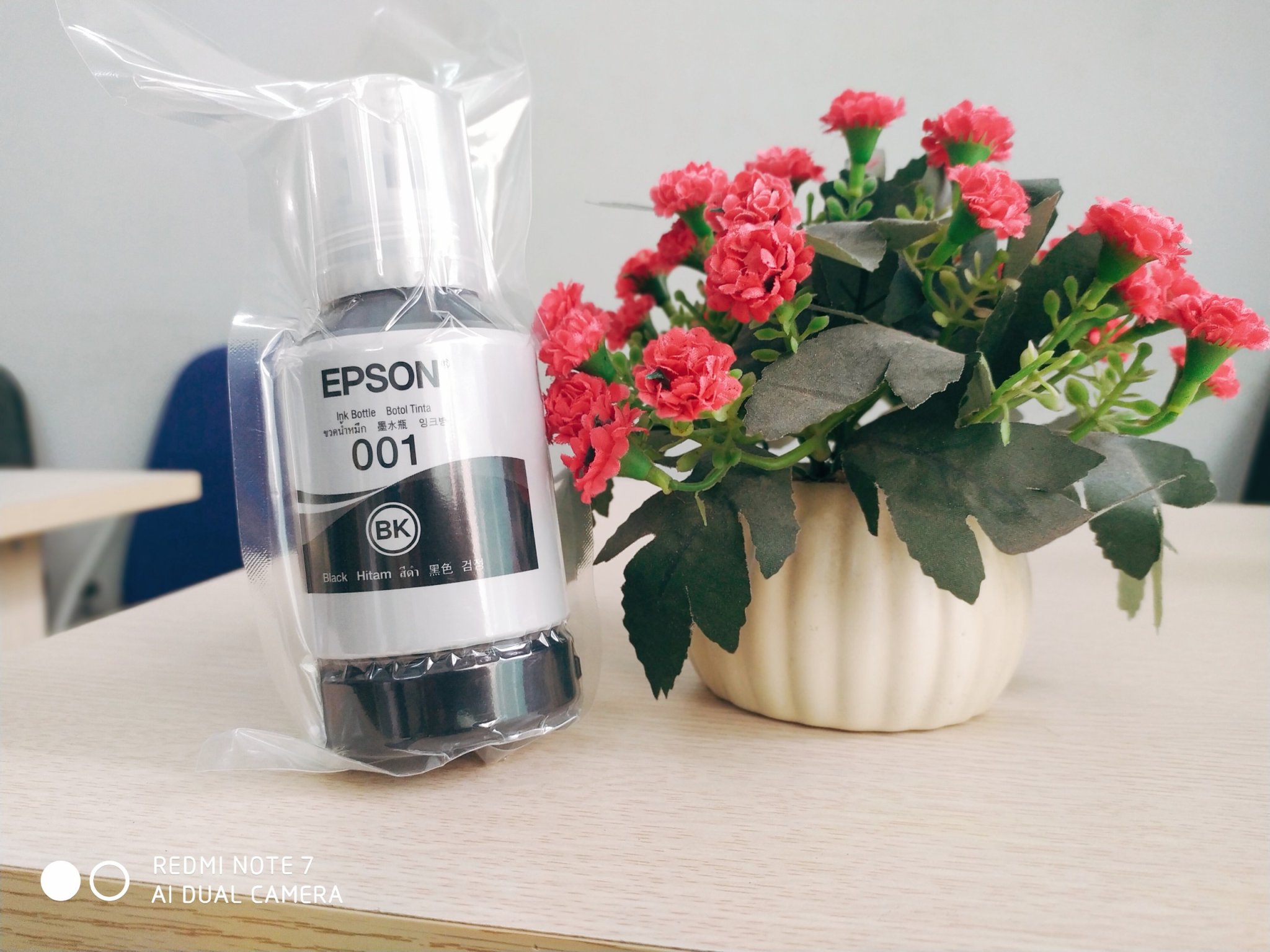 Mực in màu đen Eco Tank 001 dùng cho máy in Epson L4150/L4160