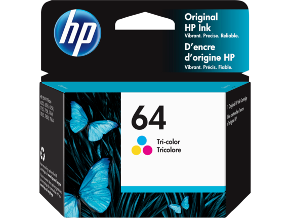 Mực in HP 64 Tri Color dùng cho máy in HP Envy photo 7855
