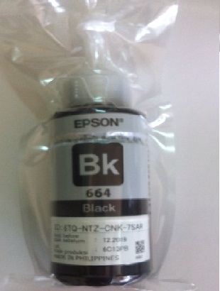 Mực in màu chính hãng sử dụng cho máy in Epson L360-Mực màu đen