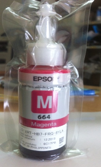 Mực in màu chính hãng sử dụng cho máy in Epson L360-Mực màu đỏ