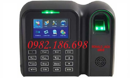 Máy chấm công vân tay + thẻ cảm ứng Ronald Jack 6868