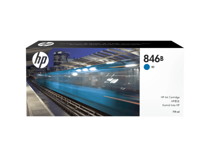 Mực 846B (F9J71A) 400ml dùng cho máy in khổ lớn HP XL 8000