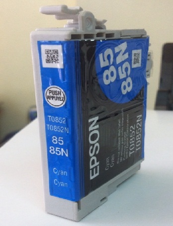 Mực in màu chính hãng màu xanh Epson T60