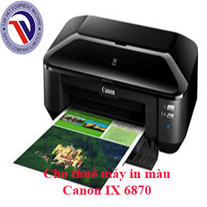 Cho thuê máy in màu Canon khổ A3 IX 6870 tại Hà Nội