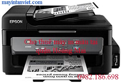 Cho thuê máy in màu tại quận Hoàng Mai
