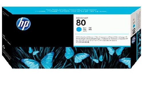 Đầu in HP No 80 màu xanh dùng cho máy in HP 1050C/1055CM