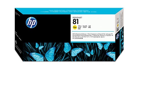 Đầu in HP No 81 màu vàng dùng cho máy in HP 5000/5500