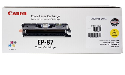 Hộp mực Canon EP-87 màu vàng dùng cho máy in Canon LBP 2410