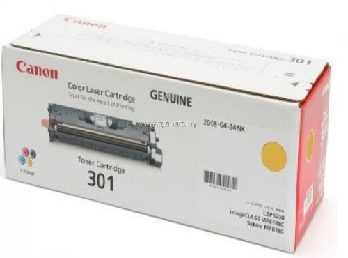 Hộp mực Canon 301 màu vàng dùng cho máy in Canon LBP5200/MF8170