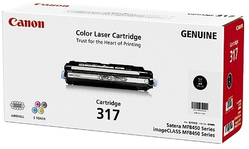Hộp mực Canon 317 màu đen dùng cho máy in Canon MF8450/9220CDN