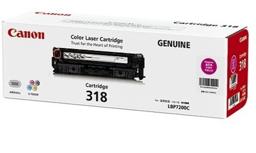Hộp mực Canon 318 màu đỏ dùng cho máy in Canon LBP 8380/8350