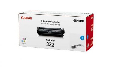 Hộp mực Canon 322 màu xanh dùng cho máy in Canon LBP 9100CDN/9500C