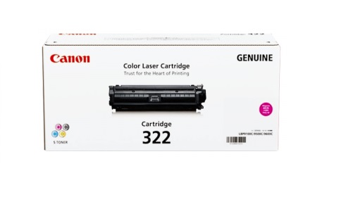 Hộp mực Canon 322 màu đỏ dùng cho máy in Canon LBP 9100CDN/9500C