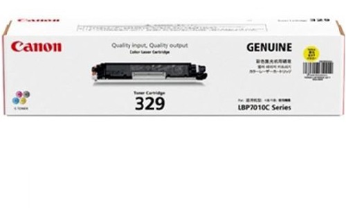 Hộp mực Canon 329 màu vàng dùng cho máy in Canon LBP 7018C