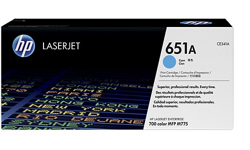 Mực in HP 651A (CF341A) màu xanh dùng cho máy in HP MFP775