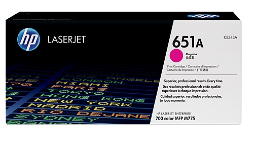 Mực in HP 651A (CF343A) màu đỏ dùng cho máy in HP MFP775