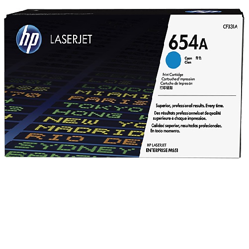 Mực in laser màu HP 654A (CF331A) màu xanh dùng cho máy in HP M651