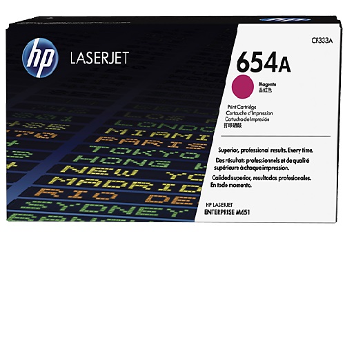 Mực in laser màu HP 654A (CF333A) màu đỏ dùng cho máy in HP M651