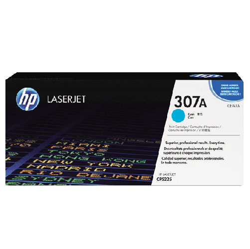 Mực in HP 307A (CE741A) màu xanh dùng cho máy in HP CP5225/5225N/5225DN