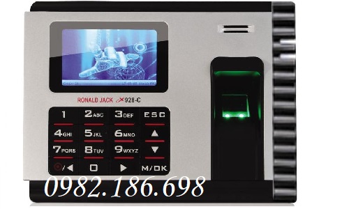 Máy chấm công vân tay + thẻ cảm ứng Ronald Jack X938C