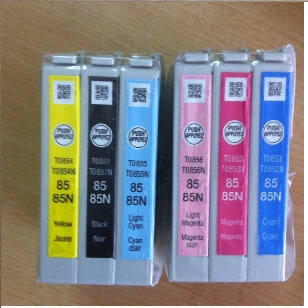 Mực in màu chính hãng màu vàng Epson T60