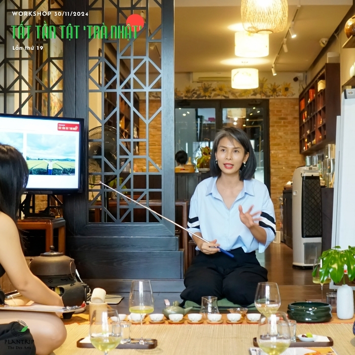 Tea Specialist Kim Thanh sẽ trực tiếp chia sẻ về trà Nhật trong buổi workshop.