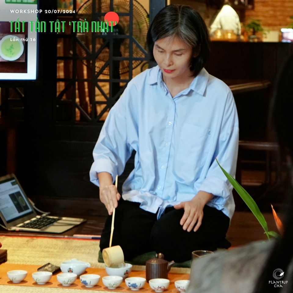Tea Specialist Kim Thanh sẽ trực tiếp chia sẻ về trà Nhật trong buổi workshop.