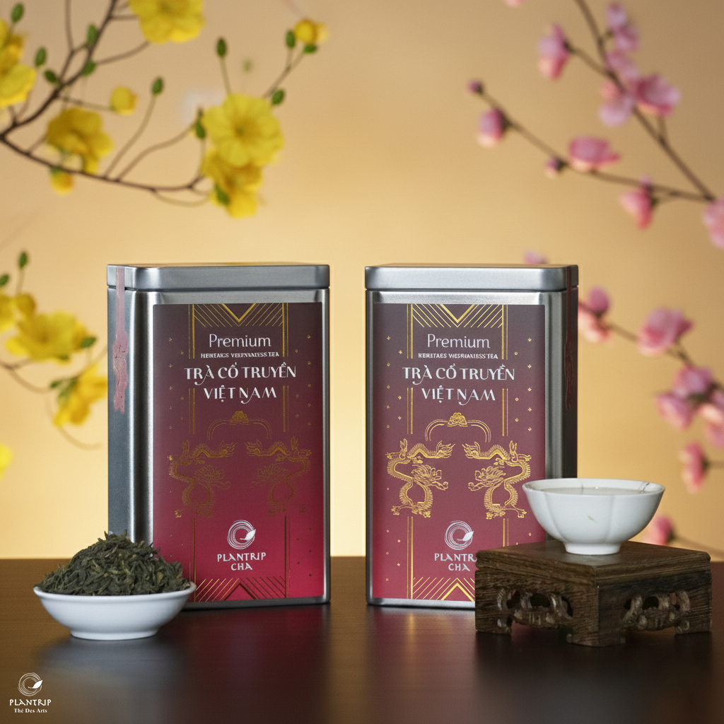 Nhân đôi sắc đỏ, gửi gắm lời chúc sum vầy và phúc lộc trọn năm.