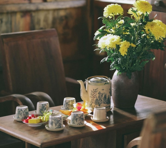 Trà còn để thưởng thức và cảm nhận sự bình an cho ngày Tết.